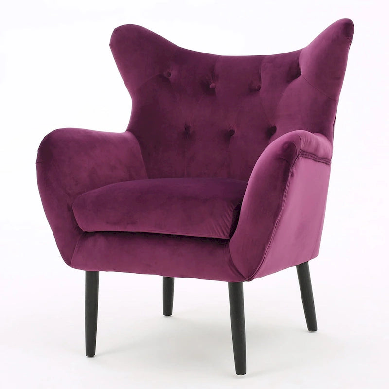Gestoffeerde mid-century fauteuil by - 30.25D x 34.25W x 39.75H
