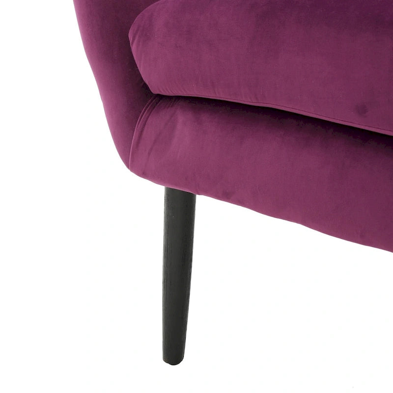 Gestoffeerde mid-century fauteuil by - 30.25D x 34.25W x 39.75H