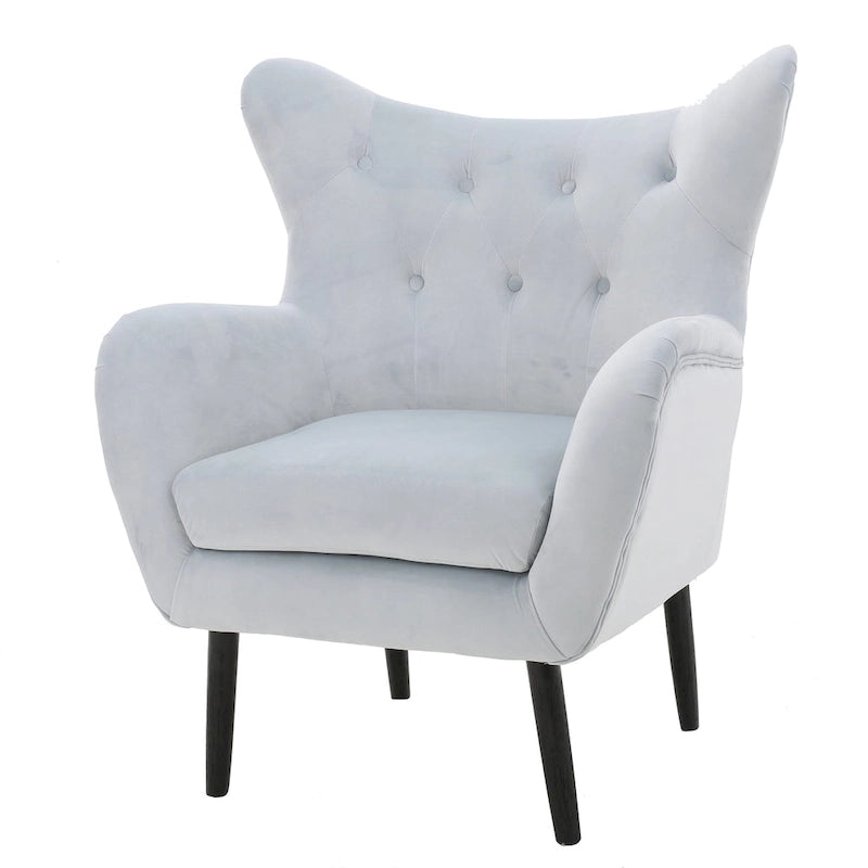 Gestoffeerde mid-century fauteuil by - 30.25D x 34.25W x 39.75H