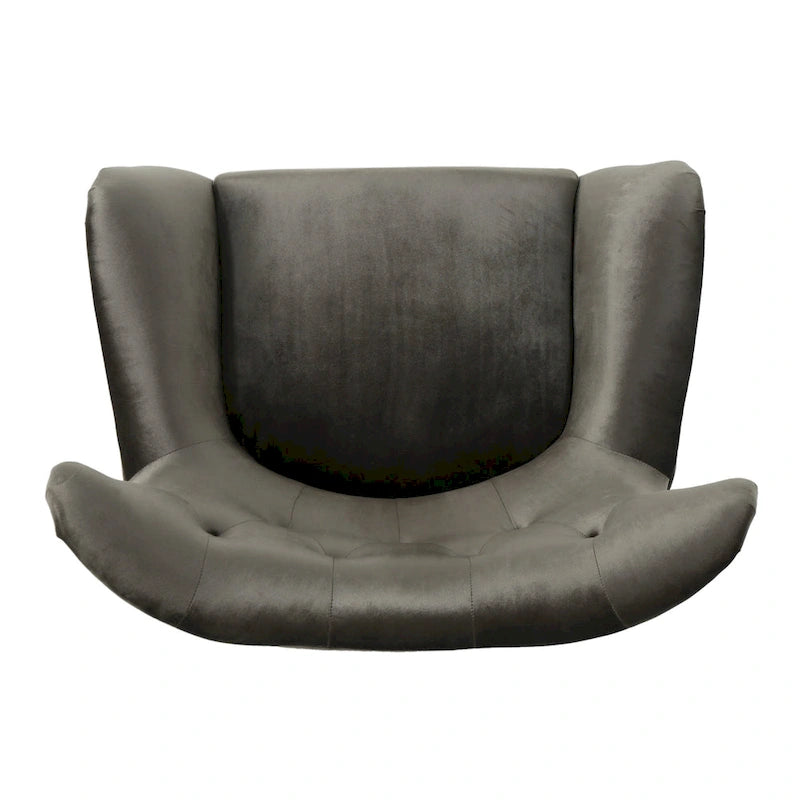Gestoffeerde mid-century fauteuil by - 30.25D x 34.25W x 39.75H