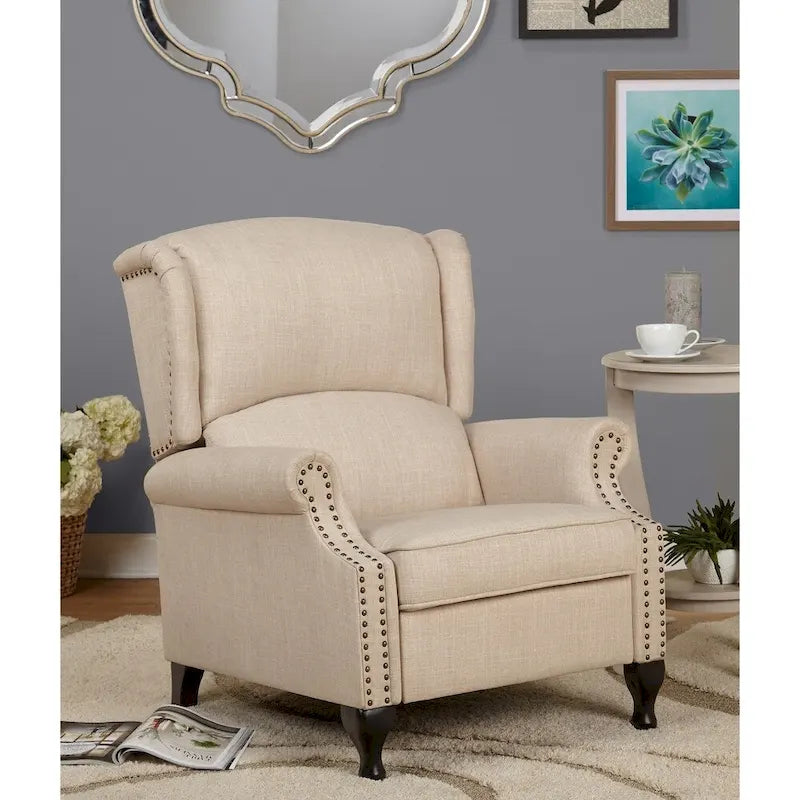 Upholstered Wing Recliner