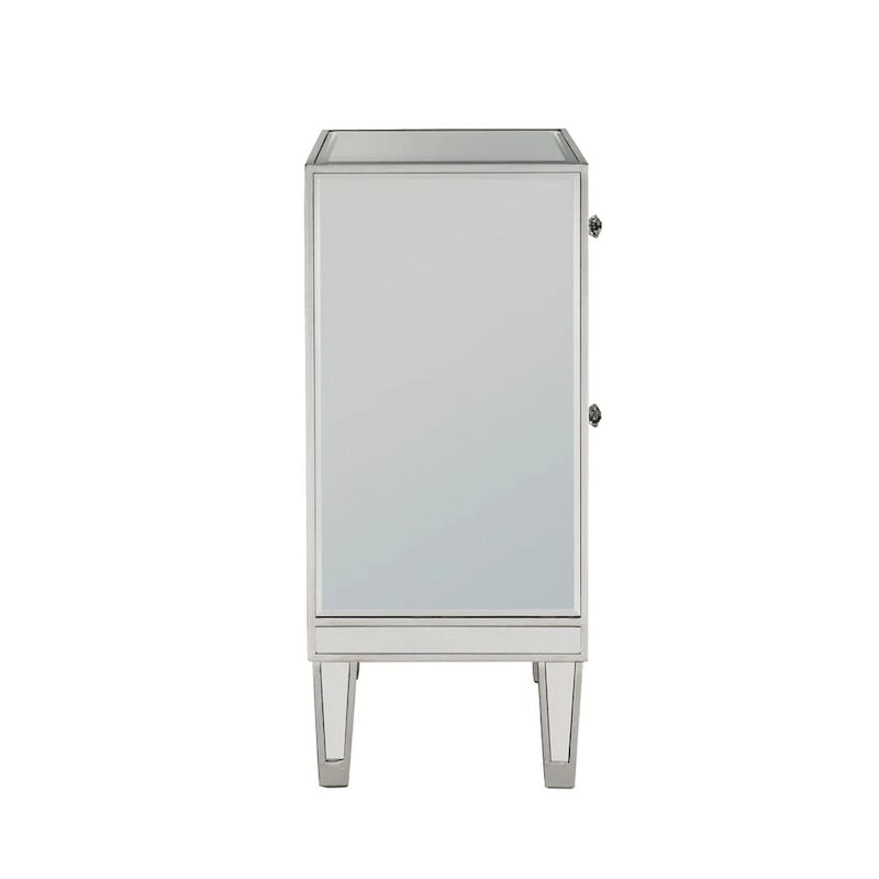 Reflexion Collection Rosa 18-inch Wide Mirrored 1-drawer Nightstand