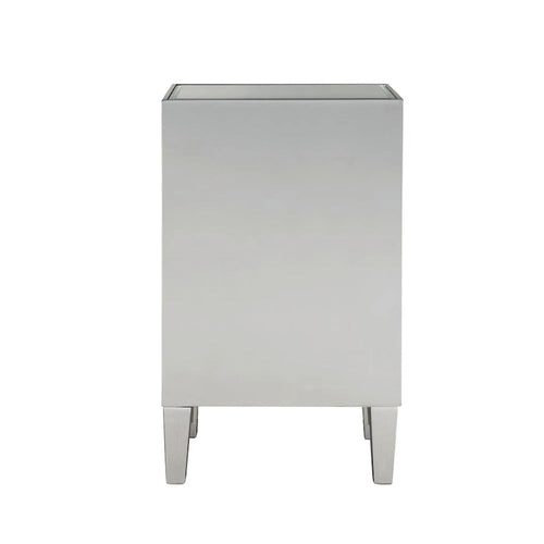 18-inch Wide Mirrored 1-drawer Nightstand