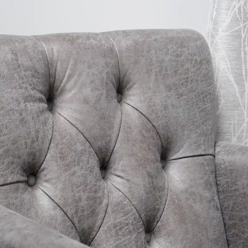 Fauteuil club en microfibre - 28.00 L x 29.50 W x 33.50 H