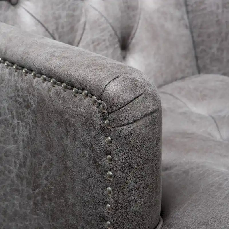 Fauteuil club en microfibre - 28.00 L x 29.50 W x 33.50 H