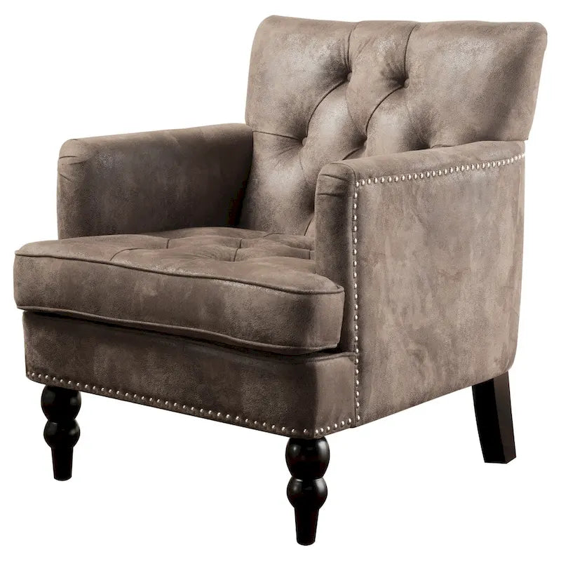 Fauteuil club en microfibre - 28.00 L x 29.50 W x 33.50 H