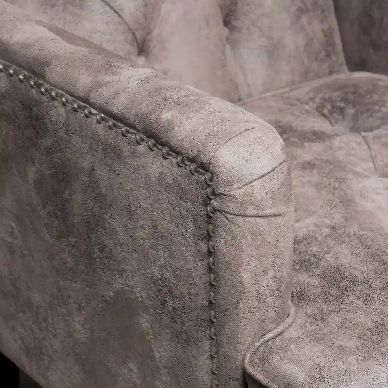Fauteuil club en microfibre - 28.00 L x 29.50 W x 33.50 H