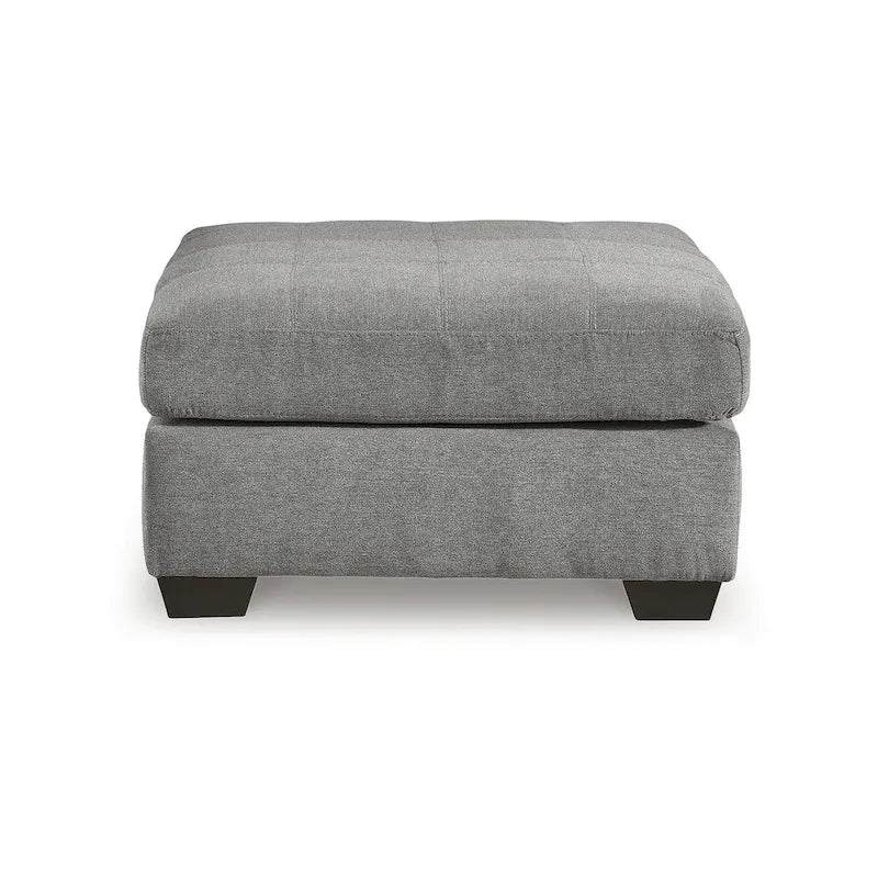 Gray Oversized Accent Ottoman