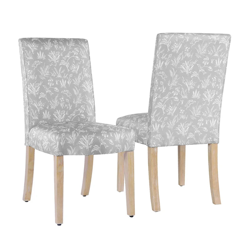 Scalloped Detail Dining Chair - Set of 2