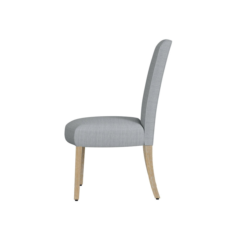 Chaise de salle à manger à détail festonné - lot de 2