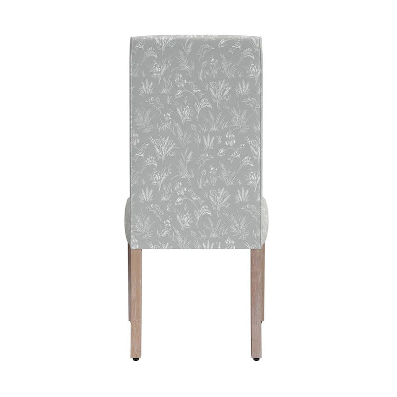 Chaise de salle à manger à détail festonné - lot de 2
