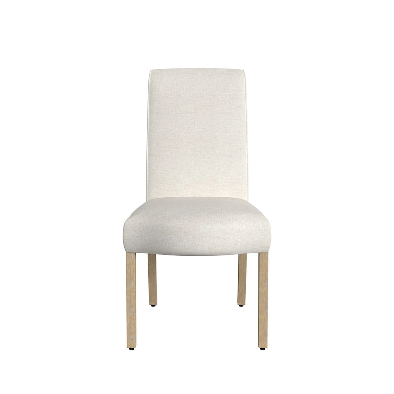 Chaise de salle à manger à détail festonné - lot de 2