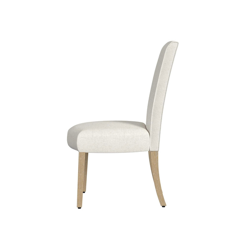 Chaise de salle à manger à détail festonné - lot de 2