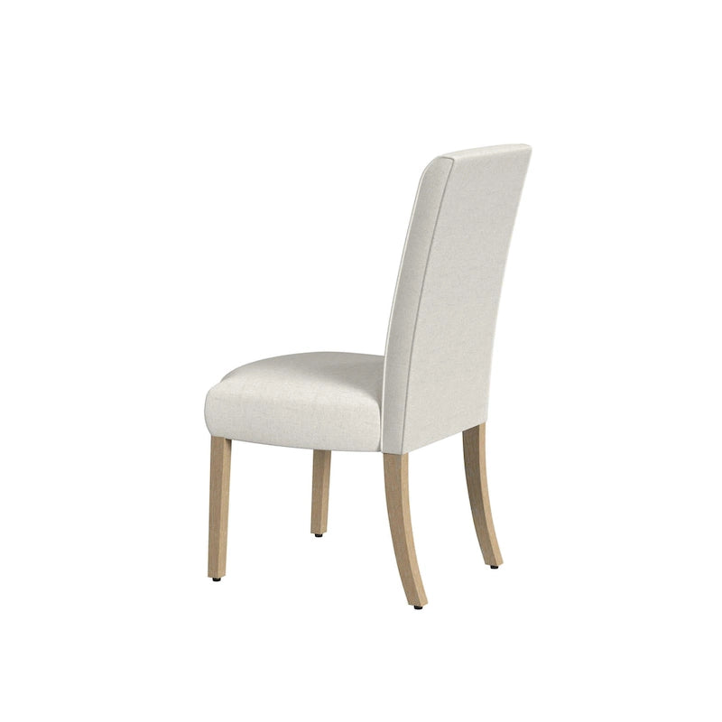 Chaise de salle à manger à détail festonné - lot de 2