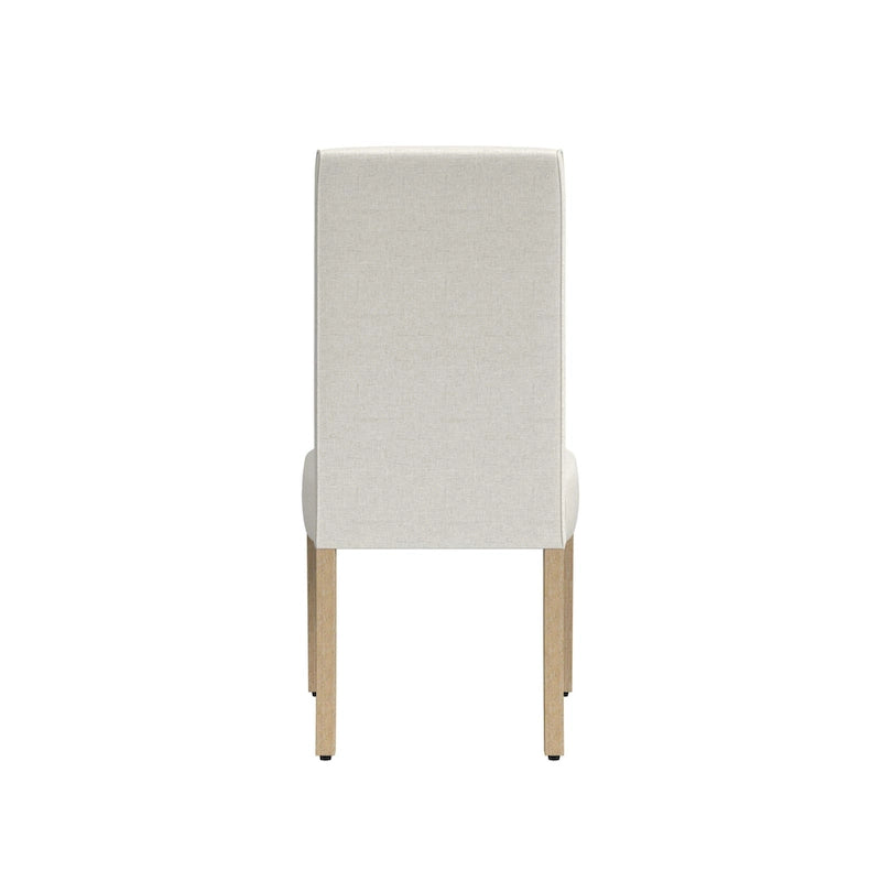 Chaise de salle à manger à détail festonné - lot de 2