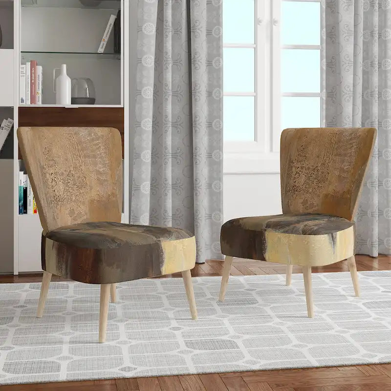 Gold Buffalo Upholstered Modern Farmhouse Accent Chair - Arm Chair