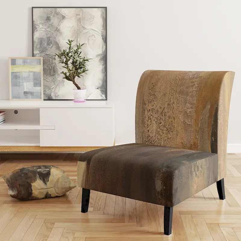 Gold Buffalo Upholstered Modern Farmhouse Accent Chair - Arm Chair