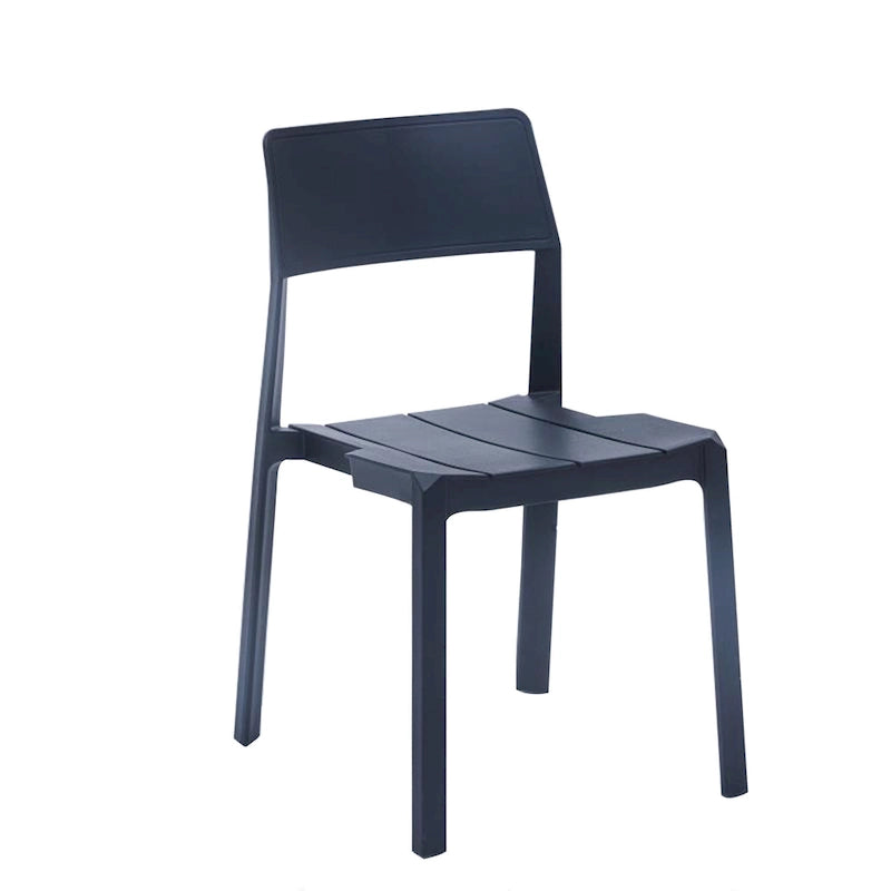 Stackable Dining Chairs Set of 4, Overall Plastic
