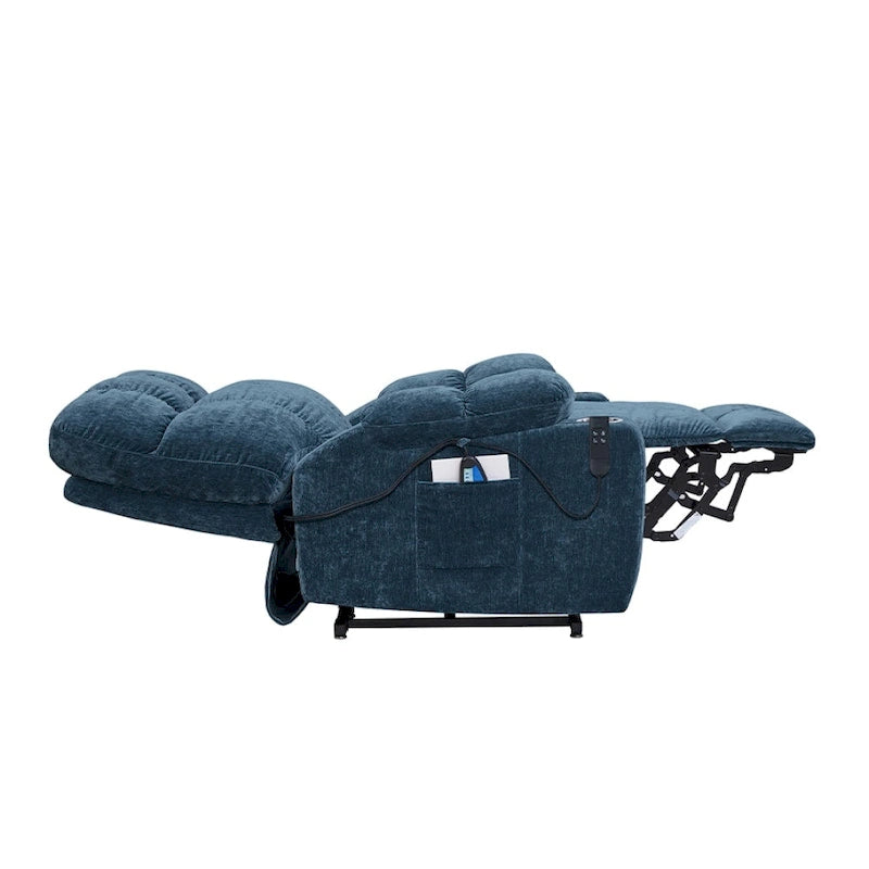 Fauteuil inclinable motorisé avec fonction de levage, chauffage et massage pour personnes âgées
