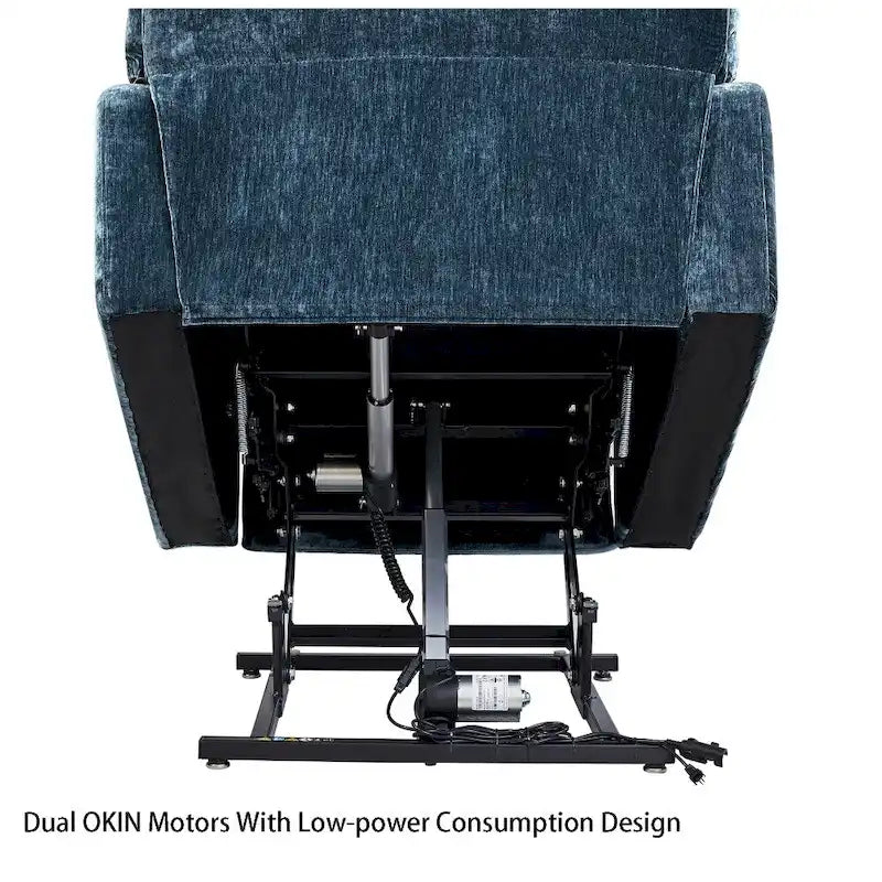 Fauteuil inclinable motorisé avec fonction de levage, chauffage et massage pour personnes âgées