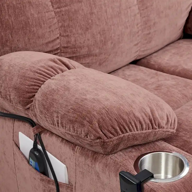 Fauteuil inclinable motorisé avec fonction de levage, chauffage et massage pour personnes âgées