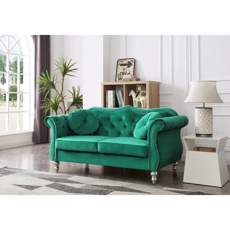 Velvet Loveseat