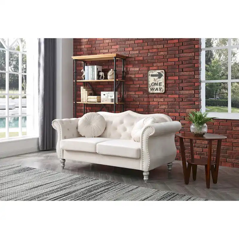 Velvet Loveseat