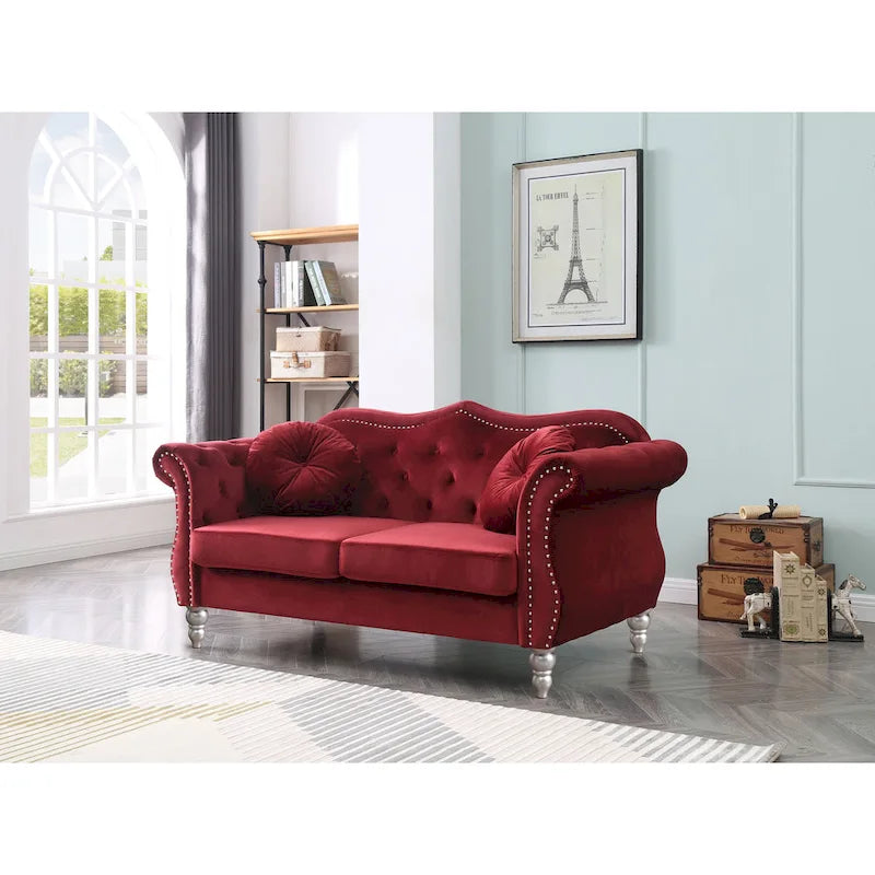 Velvet Loveseat