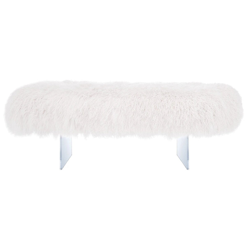 Sheepskin Ottoman