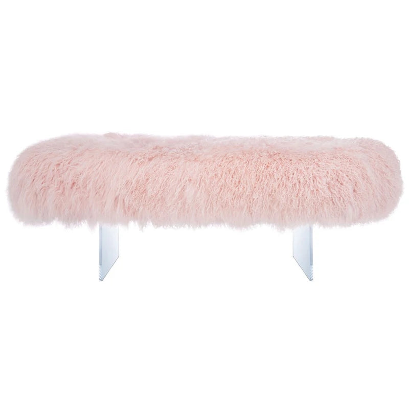 Sheepskin Ottoman