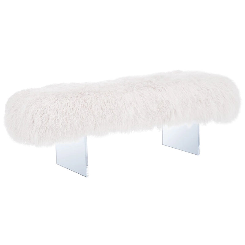Pouf en peau de mouton