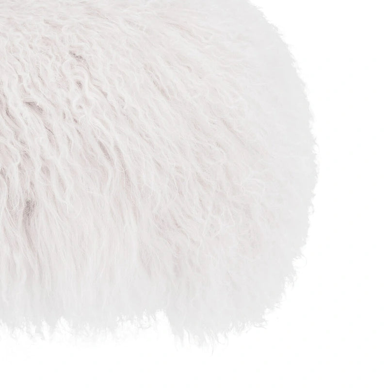 Pouf en peau de mouton