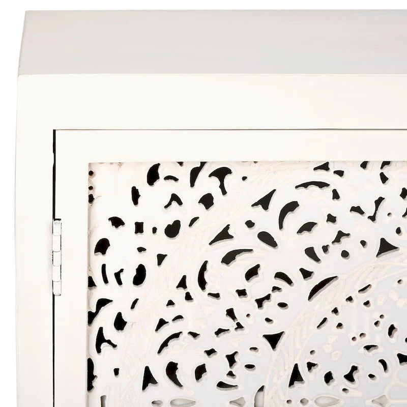 2-Shelf 2-Door Media Stand (Fits Up To A 60 Flatscreen TV) - 55 In. W x 15 In. D x 26 In. H - 55Wx15Dx26H