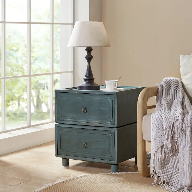 Transitional 2 - Drawer Nightstand with Multiple Configurations by