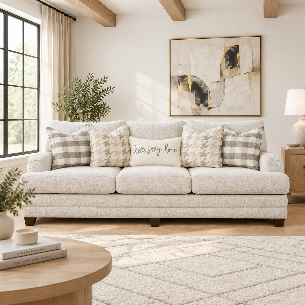 Basic Wool Stationary Sofa